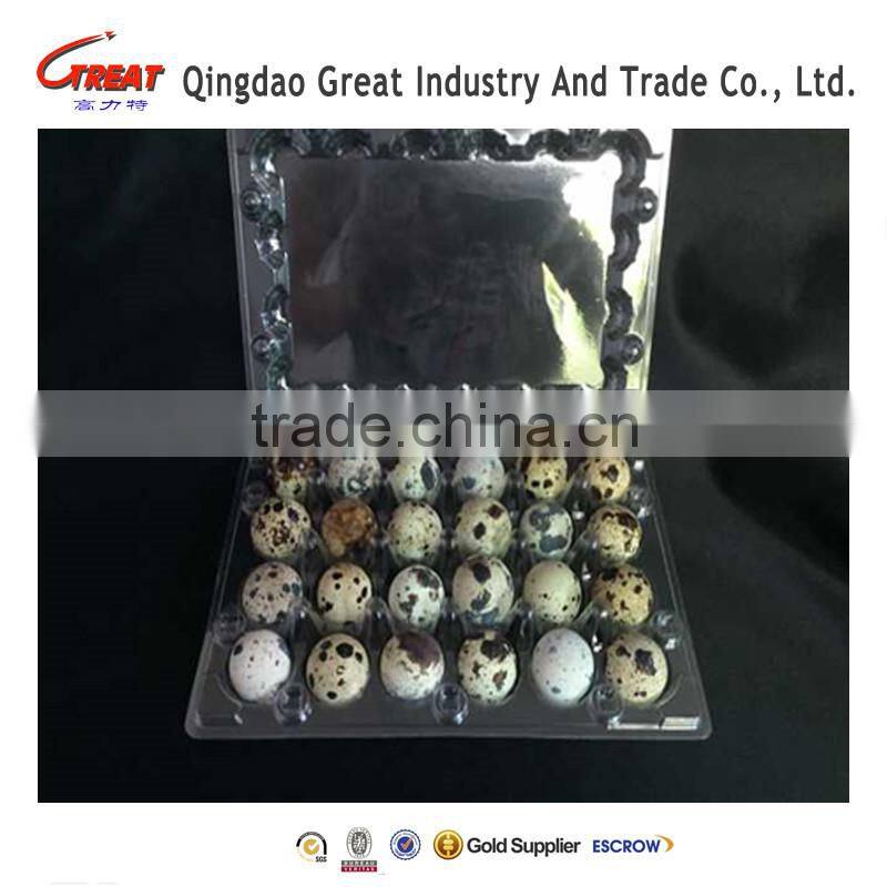 disposable plastic quail eggs tray