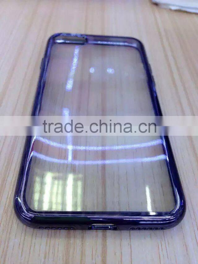 New Arrival plating TPU cover for iphone 7, electroplating soft TPU cover for new iphone