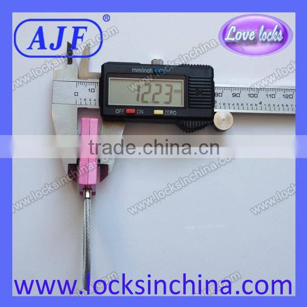 AJF 3 digits promotional t-shirt shaped luggage travel combination padlock