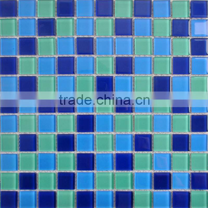20x20 25x25 swimming pool mosaic blue blue cobalt mixed tiles
