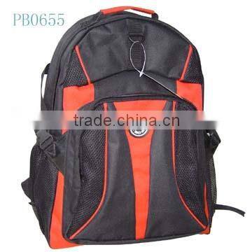 600D promotional camping backpack bag