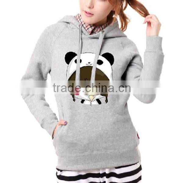plain warm girls winter hoodies OEM(YCH-B0151)