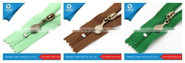 Best Quality 3# Apparel Zipper, Backpack Nylon Zippers