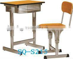 adjustable school desk and chair SQ-S208