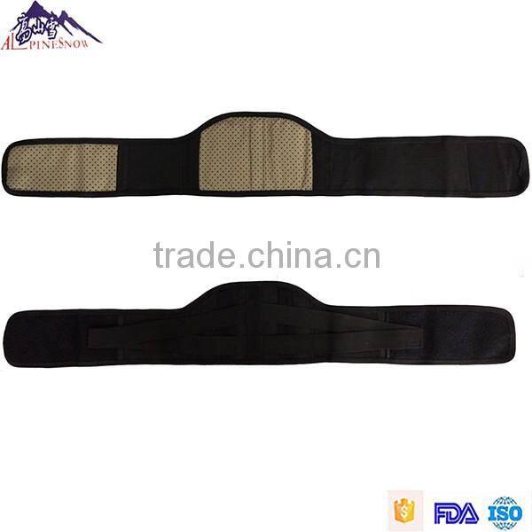 Alpinesnow Elastic Cloth Black Abdominal Orthopedic Back Support Lumbar Brace