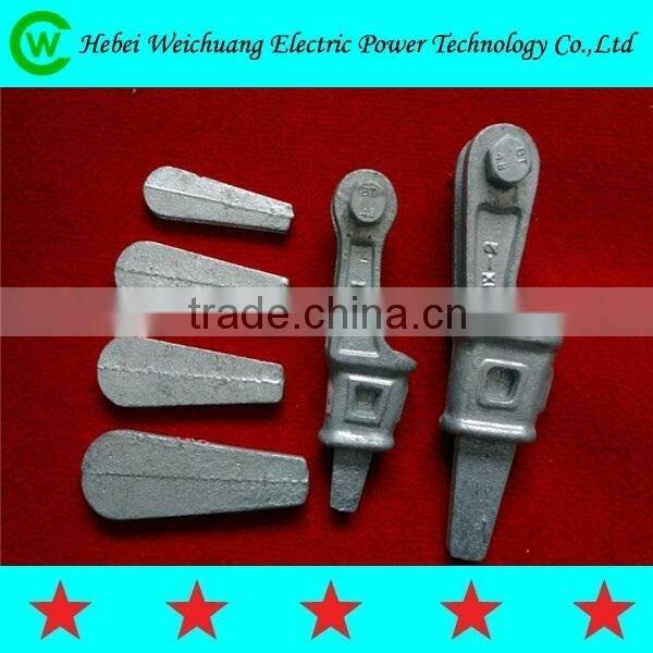 High Quality Overhead Line Fittings Wedge Type Aerial Strain Clamp, Made by Scientifc Process and High Standard