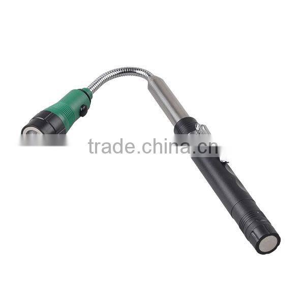 Cheap 3 LEDs Light Plastic Telescopic Magnet Pick Up Tool