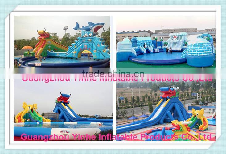 2015 New Design Giant Beach Inflatable Water Parks