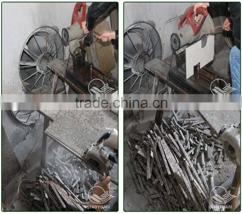 110mm Cold pressed rim saw blade continuous for granite, marble,concrete