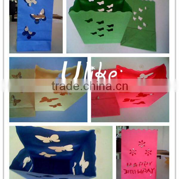 Flame Retardant Luminary Paper Candle Bag