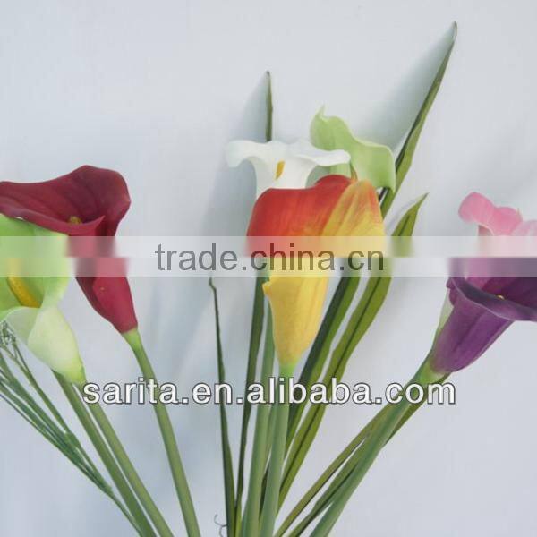 high quality artificial real touch calla lily for decoration