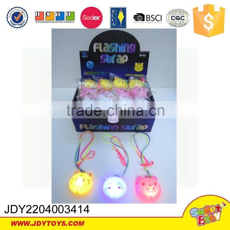 Hot sale light-up toys flash cartoon tiger catoon cat and bear three style mix with double lights