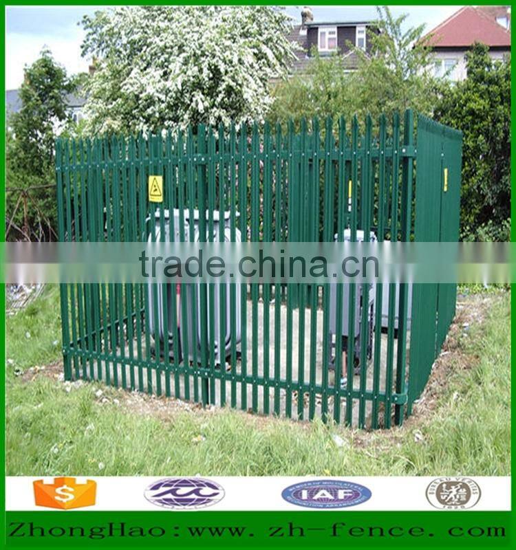 Factory directly sale galvanized and PVC coated european style fence wall and fence gate