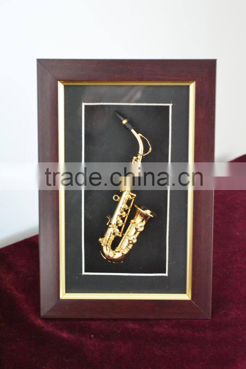 Saxophone Sax Model Frame for Gifts