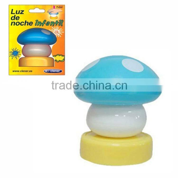 Seldorauk Own 20 kind items Battery powered ABS plastic Mini Mushroom led push button light