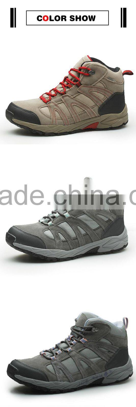China factory customize waterproof hiking shoes men mountain outdoor shoes climbing shoes men women trekking shoes