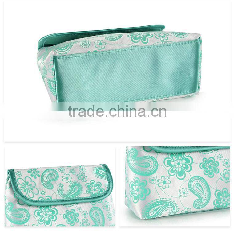 Chinese Traditional Pattern Makeup Standing Up Pouch Bag