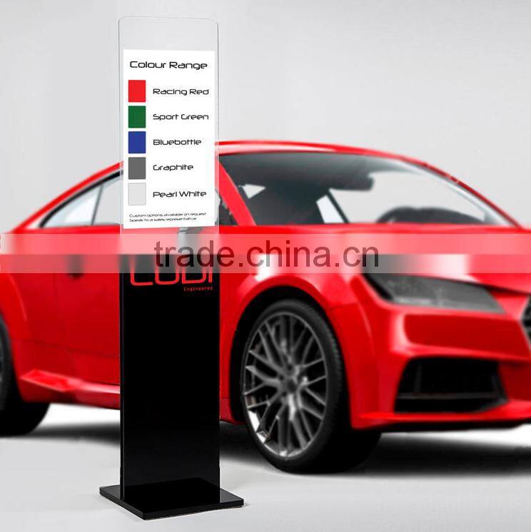 beautiful slim wholesale acrylic poster display stand shenzhen factory