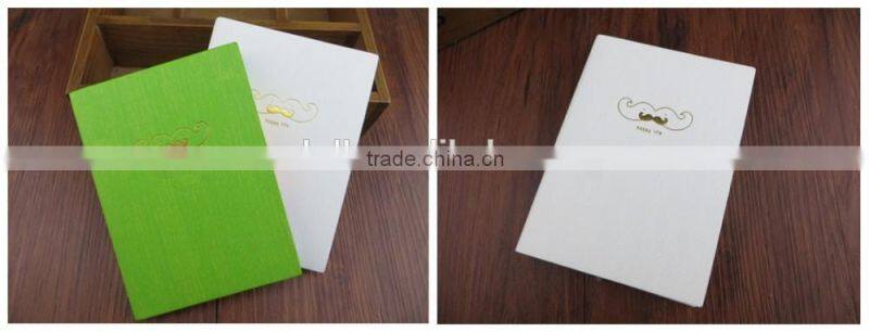 Embossing Hot Stamping Customized Logo Cheap printed gift school paper notebook
