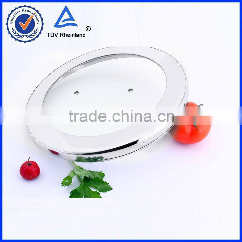PB-1 Type Sanding Stainless Steel flat glass lid