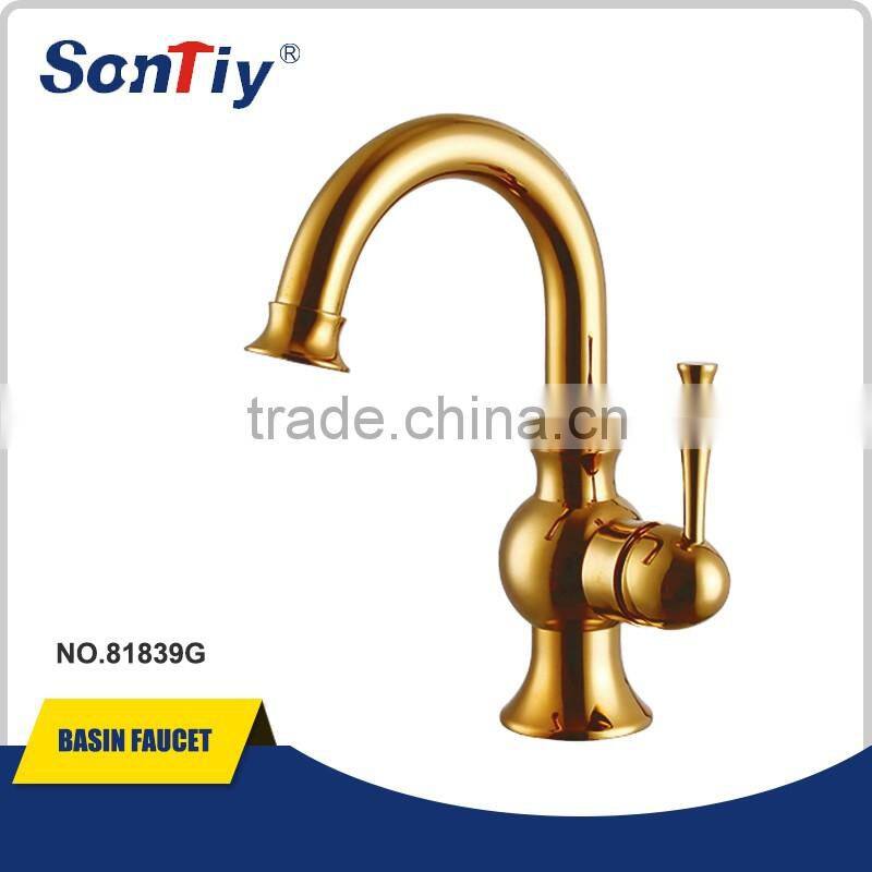 classic style mixer deck mounted wash basin color faucet