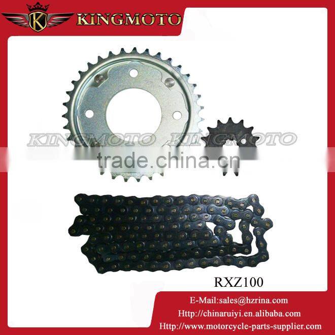 KINGMOTO China manufacture motorcycle chain sprocket set or motorcycle chain sprocket price