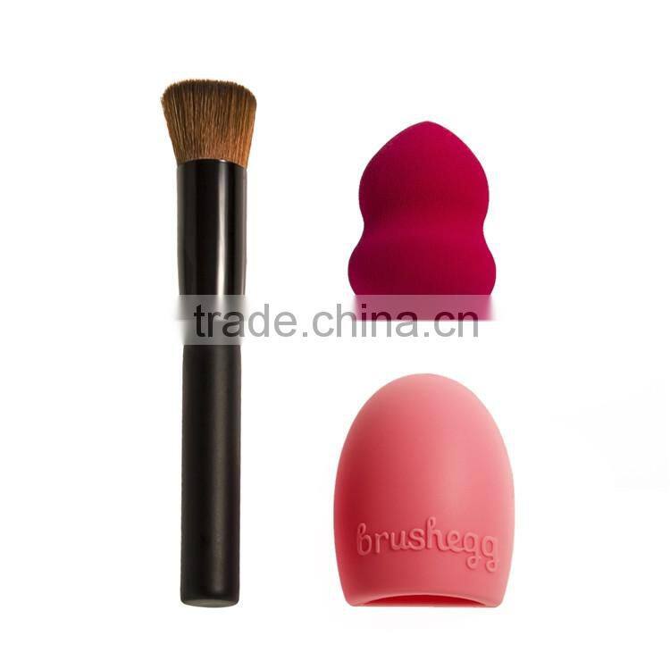 makeup sponge blender Cosmetic Puff liquid foundation brush makeup sponge brush cleaner
