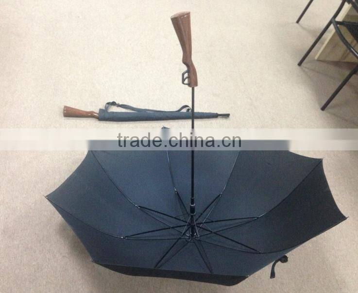 gun umbrella factory for all kind of advertising 27" stick cosplay umbrella