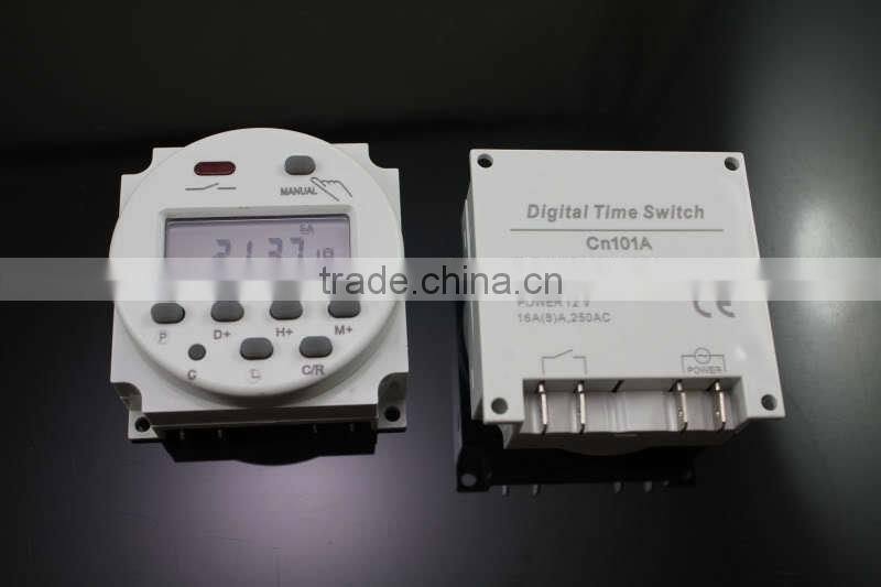 12V Weekly programmable electronic timer(THC-101A, CN101A)