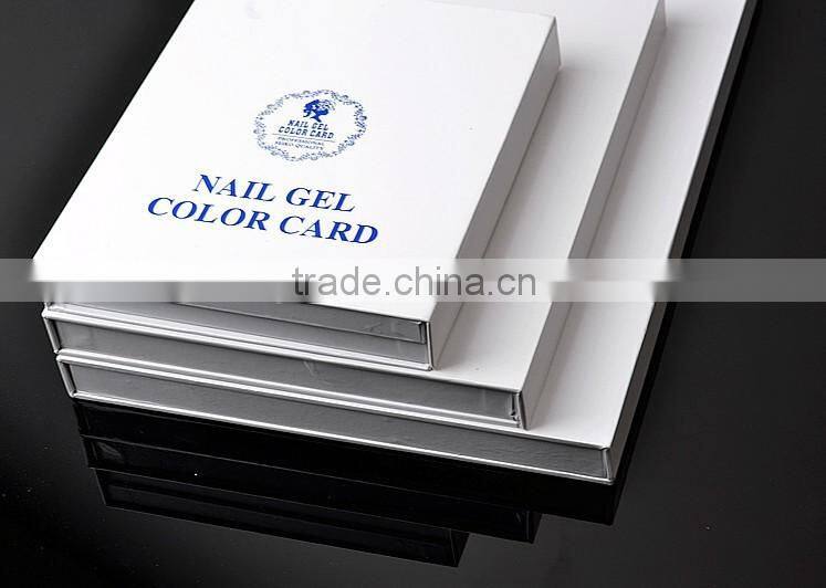 216 colors Nail gels color card with good price high quality