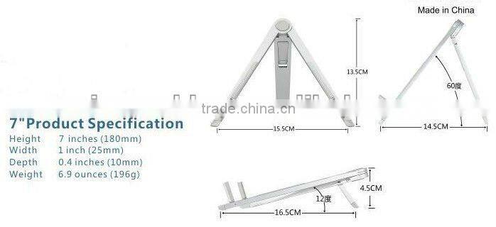 kirsite metal tablet-Mac ipad etagere