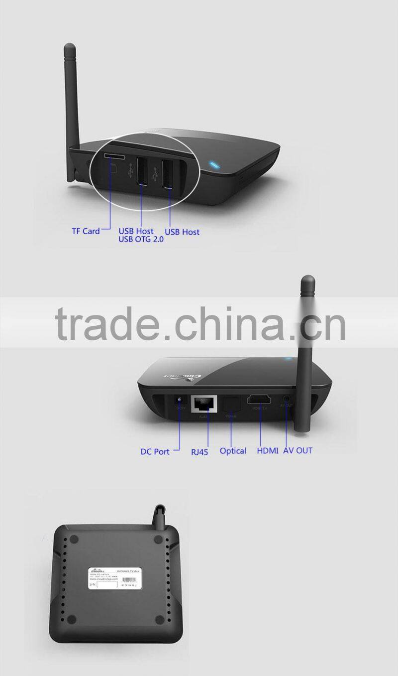 Cloudnetgo quad core cheapest price iptv android box with kodi life time iptv account arabic iptv box 2016 octa core tv box kodi