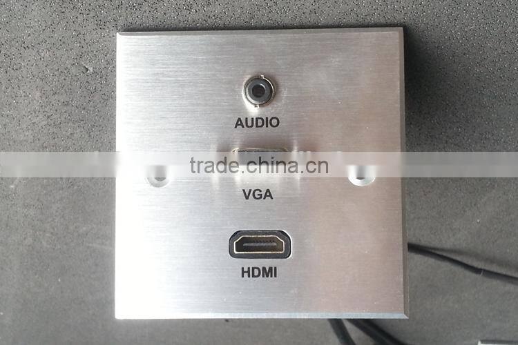 Metal material Faceplate86x86 wallplate audio video data