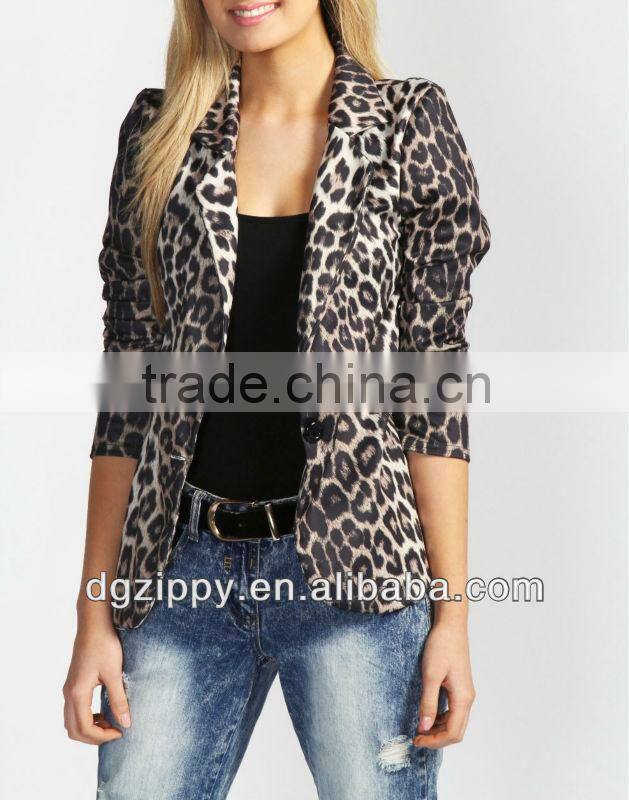 Leopard Print latest jacket women