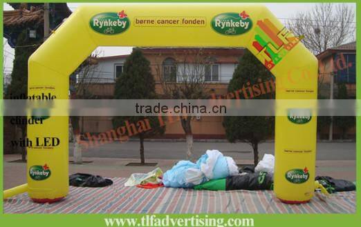 Custom wedding decorations Inflatable rainbow arch