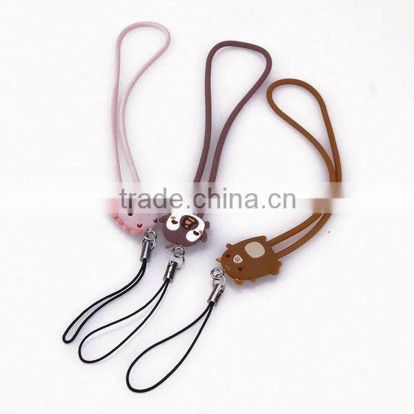 custom silicone cell phone holder lanyard