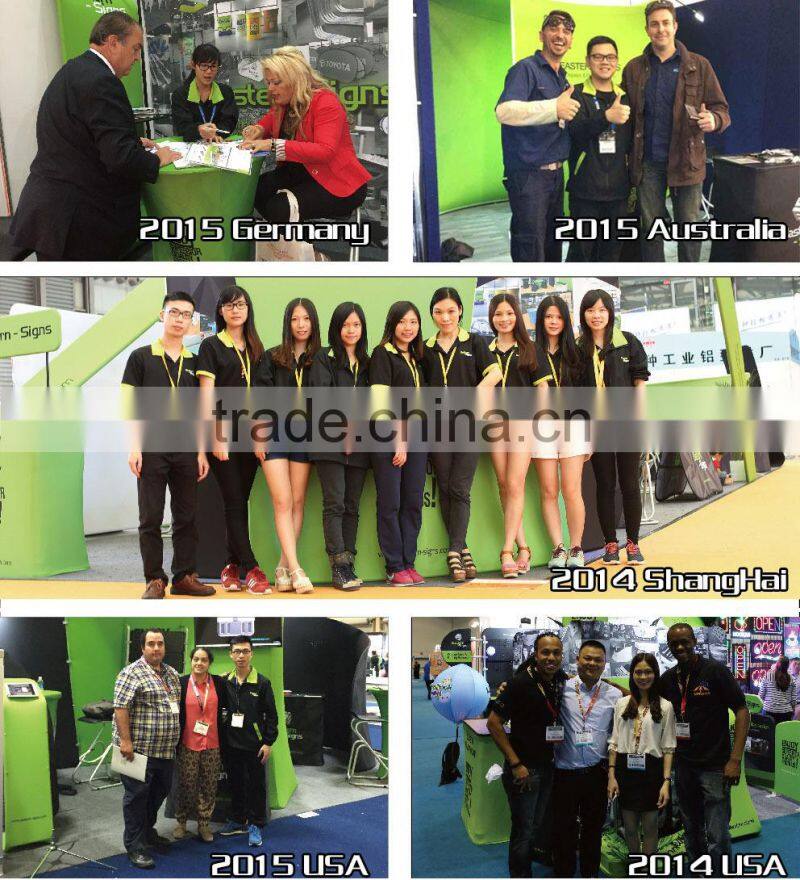 High Performance Fabric Printed Heat Transfer Printing Pop-Up Exhibition Stand