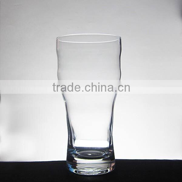 High white material decoration glass cup for home and party