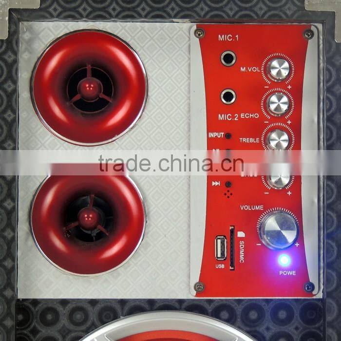 Professional 2.0 Active Monitor Speakers portable speaker with FM radio