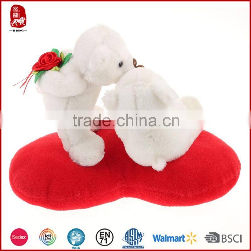 Wholesale Stuffed Love Heart Mini Teddy Bear Kissy Teddy Bear Wedding Bear