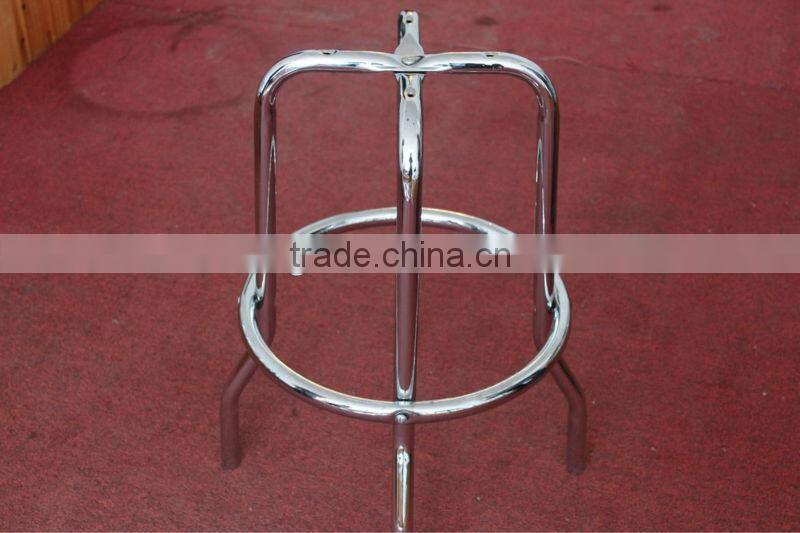 chromed single ring chair frame