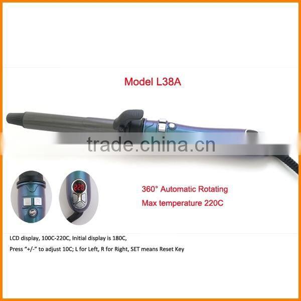 Automatic Magic Rotator Conical Curling Wand Curling Iron Rotating Hair Curler