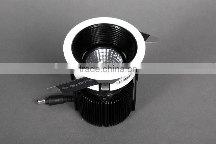 6w 9w 13w led spot light with black anti-glare inner ring