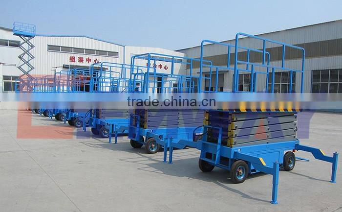 Hot sale hydraulic scissor lift trailers manufacture