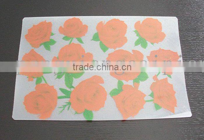plastic fruit design tablemat