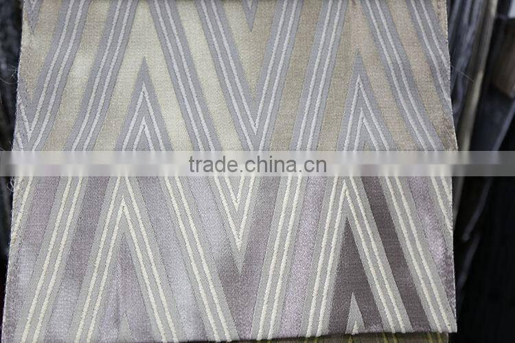 Modern design living room jacquard woven window curtain for cheap wholesale