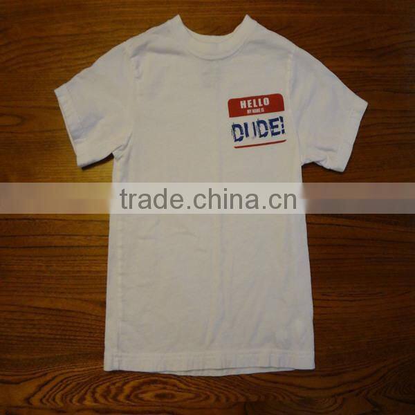 High quality 100% cotton knit fabric for kids t-shirts