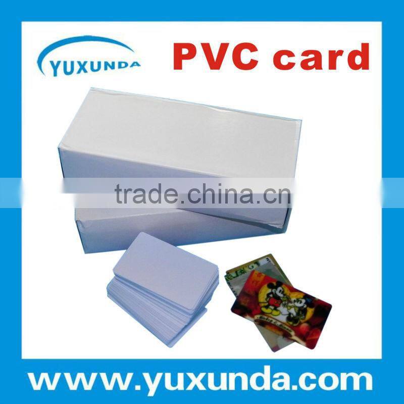Popular blank inkjet PVC ID Card