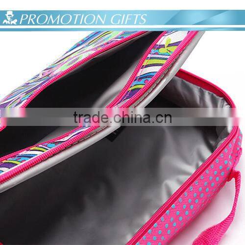 600D polyester cooler bag for food lunch box