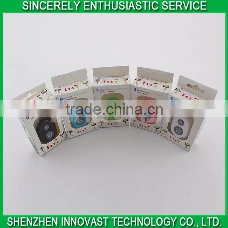 Min bluetooth remote camera shutter control,high quality bluetooth shutter remote